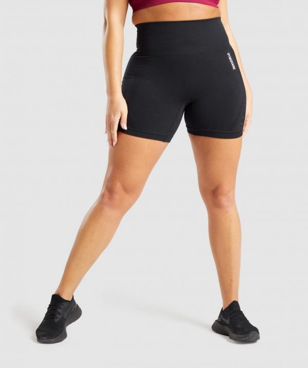 Mode Kurze Hosen Sportshorts Gr.M neu mit Etikett Damen Seamless Gymshark Shorts 
